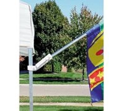 NFL Tailgating Unisex Flagpole-To-Go Flagpole Multi Bracketflagpole-to-Go Flagpole Multi Bracket, White, Small