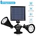 OPERNEE Solar Lights Outdoor, Upgraded Motion Sensor Solar Spotlights 12 LED 600LM Bright 360° Rotatable Waterproof Security Light for Yard Walkway Pathway Outside Wall Garden Landscape Auto Dim