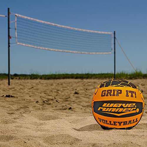 Flash Sales Wave Runner Grip It Waterproof Volleyballl Size 9.25 inches Hydro With Sure Grip Technology Let's Play Volleyball in the Water! Bulk available (Orange)