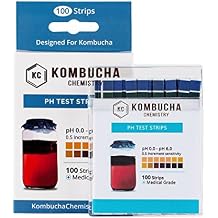 pH Test Strips for Kombucha Brewing 0-6 (0.5 Intervals) 100pc Kit
