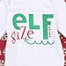 Unmega Baby Boy Girl Christmas Clothes Xmas Outfit Elf Romper Bodysuit Deer Pants Set (A-White, 70/0-6 Months)