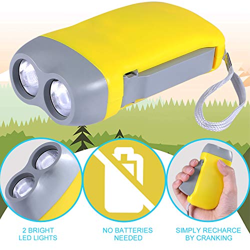 3 INNOCHEER+Paleontologist+Magnifying+Hand+Crank+Flashlight