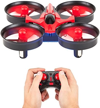 Quadcopter 6-Axis Gyro Mini Drone by DPM Gear - Your First Flying RC Drone with LED Lights &amp; 360° Flip Over, Headless Mode, One Key Return, Easy Remote Control – Gift Box, Ideal Drone for Beginners