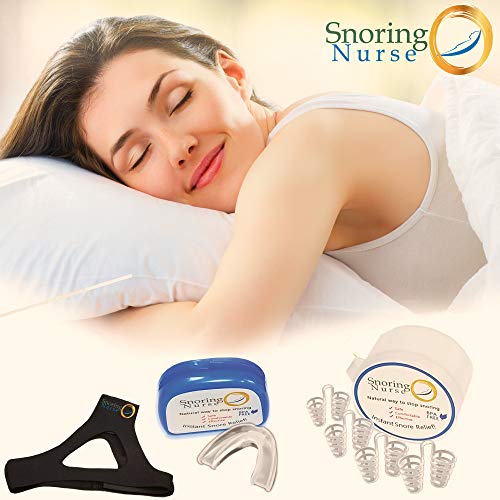 image for Snoring Nurse Anti-Snoring Devices – 3 in 1, with Chin-Strap, Mouthp