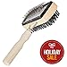 Animals Favorite Pet Grooming Brush, Double Sided, Removes Mats and Tangles For Long and Short Haired Pets, Dog Shedding Tool