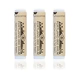 Portland Bee Balm, Beeswax Based Lip Balm - Unscented, Pack of 3