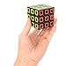 Twister.CK Cube Puzzle 3x3x3 Stickerless Magic Maze Cube,Smooth Corner Turning with New Anti-Pop Structure,Transparent Black with Vivid Colors,Perfect Gifts for Cube Teasers,100% Money Back Guarantee!