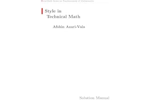 Style in Technical Math Solution Manual