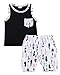 Toddler Infant Baby Boy Clothes Casual Vest Tops Pants Shorts Outfits Set 0-3Y (6-12 Months)
