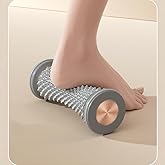 Portable Foot Massager Roller - Deep Tissue Muscle Massage for Plantar Fasciitis Relief, Heel & Arch Pain - Reflexology Therapy Tool for Men & Women