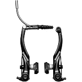 Shimano BR-T4000 V-Brake - Rear, Black | 16.0/25.0MM Fixing Bolts, W/Inner Cable Lead Unit 90 DEG - Black - EBRT4000RX43XLP