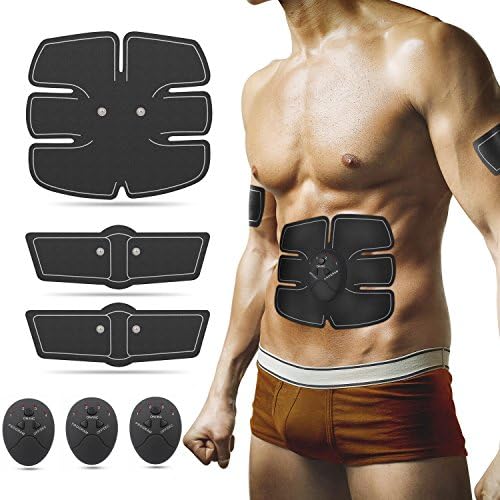 Abs Stimulator Abdominal Muscle Toner, Ultimate Abs Stimulator Ab Abdominal Muscle Toning Belt Ab Stimulator for Men Women, for Abdomen/Arm/Leg/Waist