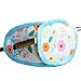 Plinrise Pure Cotton Amblyopia Eye Patch For Glasses,Treat Lazy Eye,Amblyopia And Strabismus,Eye Patch For Children,Regular Size(Blue Floral)