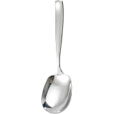 Txhlyx Large Serving Spoon Set of 1 &ndash; Heavy Duty 316L Stainless Steel Serving Spoon for Buffet &ndash; Dishwasher Safe, 9.5 Inch