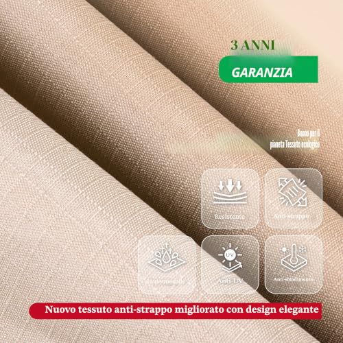 F&J Outdoors Garden Sofa Cover Waterproof UV Resistant 3 Seater Bench Protective Cover Outdoor Sofa Protector Snow Protector 208x99x61/89cm