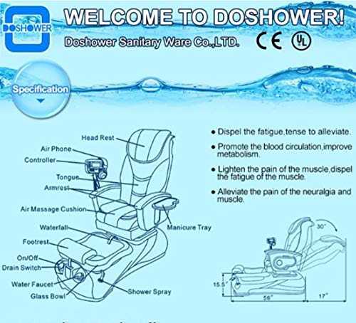 Foot-Spa-Stool-Jacuzzi-Foot-Washing-Electric-Massage-Pedicure-Chair-Nail-Chair-Pedicures-Care-Pedicure-Sofa-ChairWhite