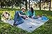 Premium Waterproof Picnic And Camping Blanket – Outdoor / Travel Cozy Fleece Blankets / Towel For Stadium – Strong Nylon, XL 87” X 58”'(optimal size), 4 Metal Stakes, Clips To Attach Multiple Blanketsthumb 1