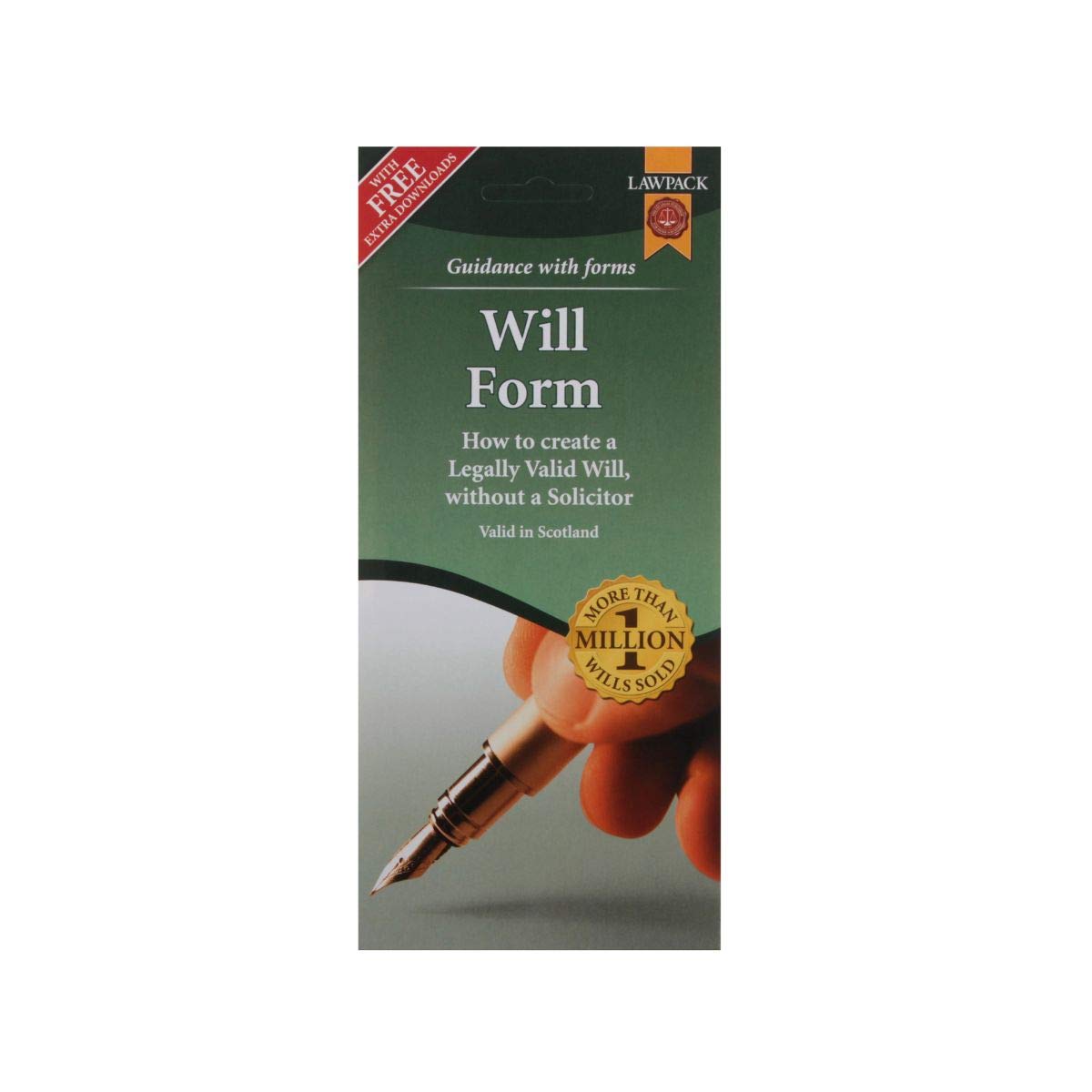 Last Will & Testament Form Pack: How to Create a Legally Valid Will, without a Solicitor in Scotland (Cover may vary)