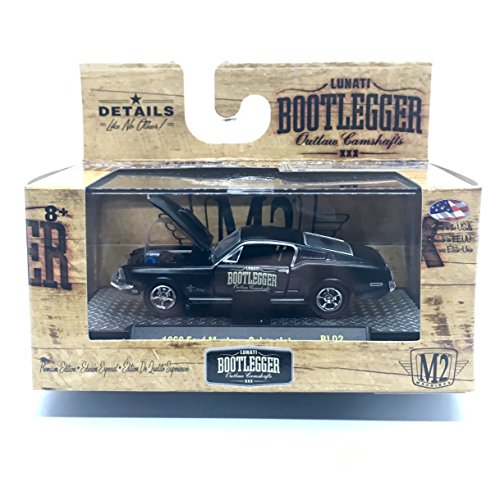 M2 Machines 1968 Ford Mustang Cobra Jet Bootlegger Series Release BL02 - Castline 2016 Special Edition 1:64 Scale Die-Cast Vehicle (BL02 16-30)