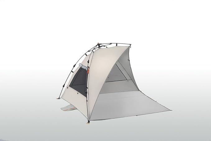 Terra Nation Strandschutz Hare KOHU Plus Strandmuschel 2 automatischem Öffnungssystem - leicht und schnell verstaut, für unbe