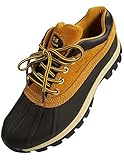 KingShow Men's Waterproof Duck Boots Snow Work Hiking
