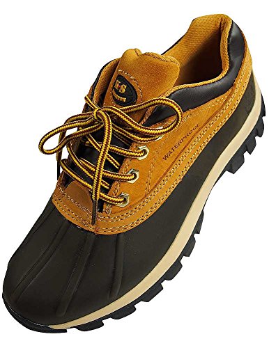 Kingshow M7014 - Mens Waterproof Rubber Sole Winter Boots