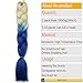 Ombre Jumbo Braiding Hair Extensions Synthetic Yaki Straight High Temperature Fiber Crochet Braids Hairstyles (Blond Pink Purple)