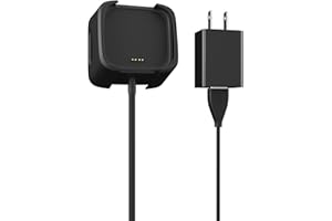 Dismau Charger for Fitbit Versa 2, Replacement Charging Cable Dock Cradle with USB Cord for Fitbit Versa 2 Smartwatch