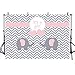 MEHOFOTO Cute Pink Princess Girl Baby Shower Banner Grey White Wave Photo Studio Backgrounds Elephant Love It's A Girl Party Backdrops Props for Photography 7x5ft