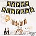 KatchOn Glitter Happy New Year Banner - Large 10 Feet, No DIY | New Years Banner, NYE Decorations 2025