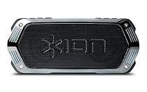 ION Audio Aquaboom | Waterproof Stereo Bluetooth Speaker with Built-in Microphone & Rechargeable Battery (10W)
