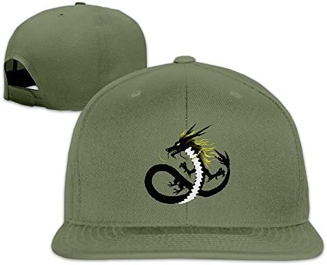 Chinese Emperor Dragon Baseball Cap Men Women Snapback ForestGreen