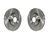 Front Disc Brake Rotors Pair For Mercedes-Benz E350