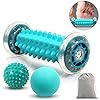 GLEBY-Foot-Massage-Roller-Kit-Muscle-Massage-Stick-for-Plantar-Fasciitis-with-Spiky-Balls-and-Muscle-Roller-Stick-for-Muscle-Soreness-Muscle-Recovery-Trigger-Point-Therapy-Myocardial-Release GLEBY Foot Massage Roller Kit, Muscle Massage Stick for Plantar Fasciitis, Spiky Massage Balls and Muscle Roller Stick…