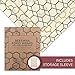 Beeswax Food Wrap - Reusable Beeswax Wrap - Eco Friendly Kitchen Wrap Replacement. Eco Friendly Gifts. 100% Organic Cotton, All Natural Food Grade Wax and Cloth (3)