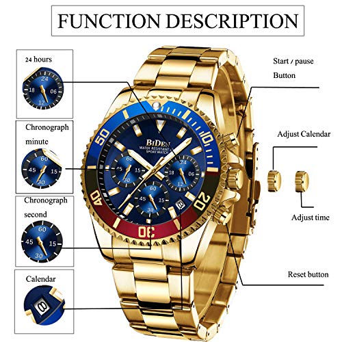 Mens-Watches-Chronograph-Stainless-Steel-Waterproof-Date-Analog-Quartz-Fashion-Business-Wrist-Watches-for-Men