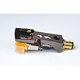 Titanium plated Headshell, mount, cartridge and stylus, needle for Technics SL 1000, SL 1100, SL 1200, SL 1210, SL 1300, SL 1301, SL 1310, SL 1350, SL 1400, SL 1401, SL 1410, MADE IN ENGLAND