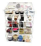 PuTwo Makeup Organizer Kardashian Inspired 5mm Thick Acrylic Makeup Storage Cosmetic Organizer 4 Drawers, 200.36 Ounce