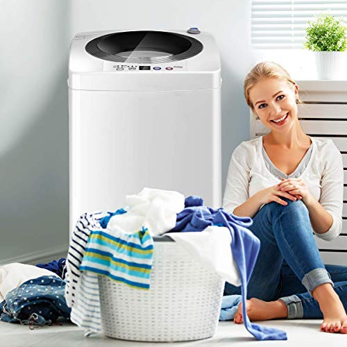 Giantex Portable Washing Machine, Full Automatic Washer and Dryer Combo