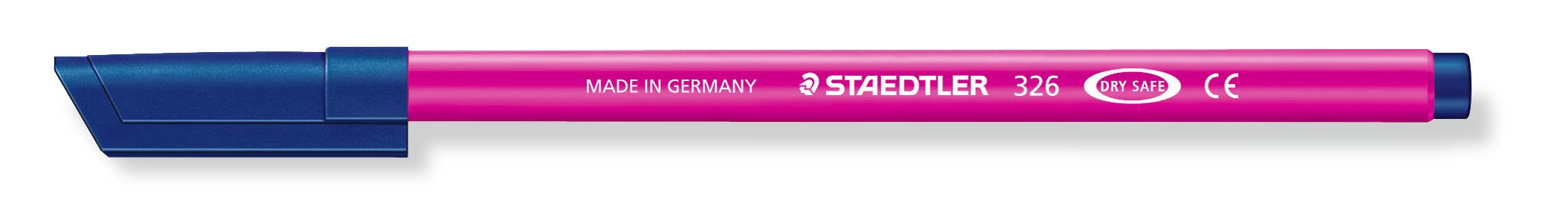 Staedtler 326-20 Noris Club Fibre-Tip Pens Approx. 1.0 mm Washable Pack of 10 in Cardboard Box Magenta