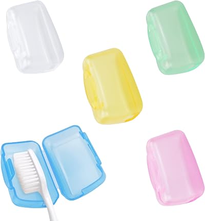 SZCXDKJ 5 Pcs Portable Toothbrush Head Covers for Travel & Outdoor Use
