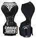 Cobra Grips PRO Weight Lifting Gloves Heavy Duty Straps Alternative Power Lifting Hooks Best for Deadlifts Wrist Wraps Support Bodybuilding (PRO Model for Men One Size, Black Rubber V2)