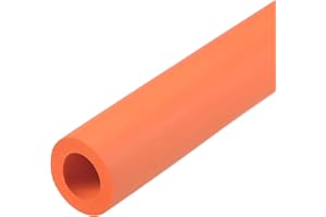 uxcell Foam Tubing for Handle Grip Support, 18mm ID 30mm OD 1m Length Orange