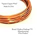 Modern Findings(TM) 18 ga Square Copper Wire 20 Ft (Dead Soft) Coil