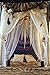 BASIK Nature Luxury Mosquito Net. PAGODA Round Mosquito Netting for Bed Canopy Full / Queen / King Size. Best Bug Nets For Camping Outside. A Thin Mesh Tent To Cover Hammock W/ Natural Protection