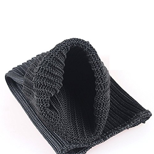 Buwico Black Kevlar Sleeve 355mm Arm Protection Sleeve Level 5 Anti- Cut Industrial Sleeves Burn Resistant Sleeves Anti Abrasion Safety Level 5 (1 Pair Sleeves) - Thumbnail 6