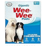 Four Paws Wee-Wee Pads, Gigantic, 18-Pack