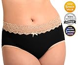 High Waist Postpartum Underwear & C-Section Recovery Maternity Panties (XXL, Assorted, 5 Pack)