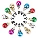 Beard Ornaments, 12pc Colorful Beard Ornaments Christmas Facial Hair Baubles Clips for Men Holiday Decoration