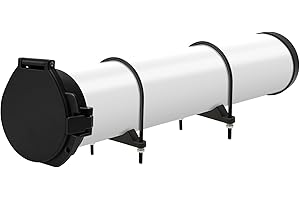 SDSNTE Steel Security Upgraded Conduit Carrier Kit Fit 6 Inch PVC Pipe for Providing Extra Storage on Truck Rack, Black (PVC Pipe Not Included)